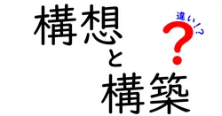 構想と構築の違いは？