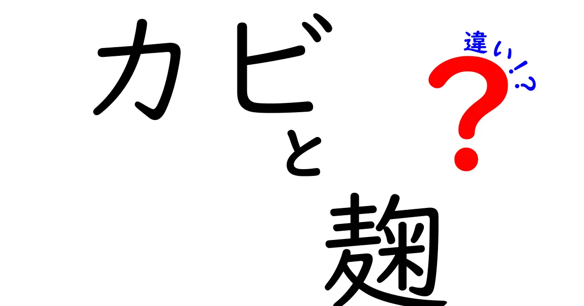 カビと麹の違いを徹底解説！見た目や健康効果、用途まで知ろう