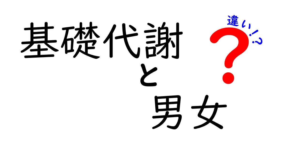 基礎代謝の男女の違いとは？知られざる体の仕組みに迫る！