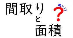間取りと面積の違いは？