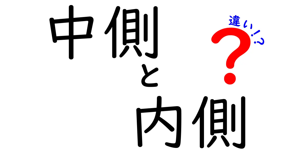 「中側」と「内側」の違いを知ろう！使い方から意味まで解説