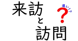来訪と訪問の違いは？