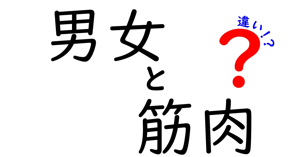 男女の筋肉の違いとは？知っておきたい基本知識