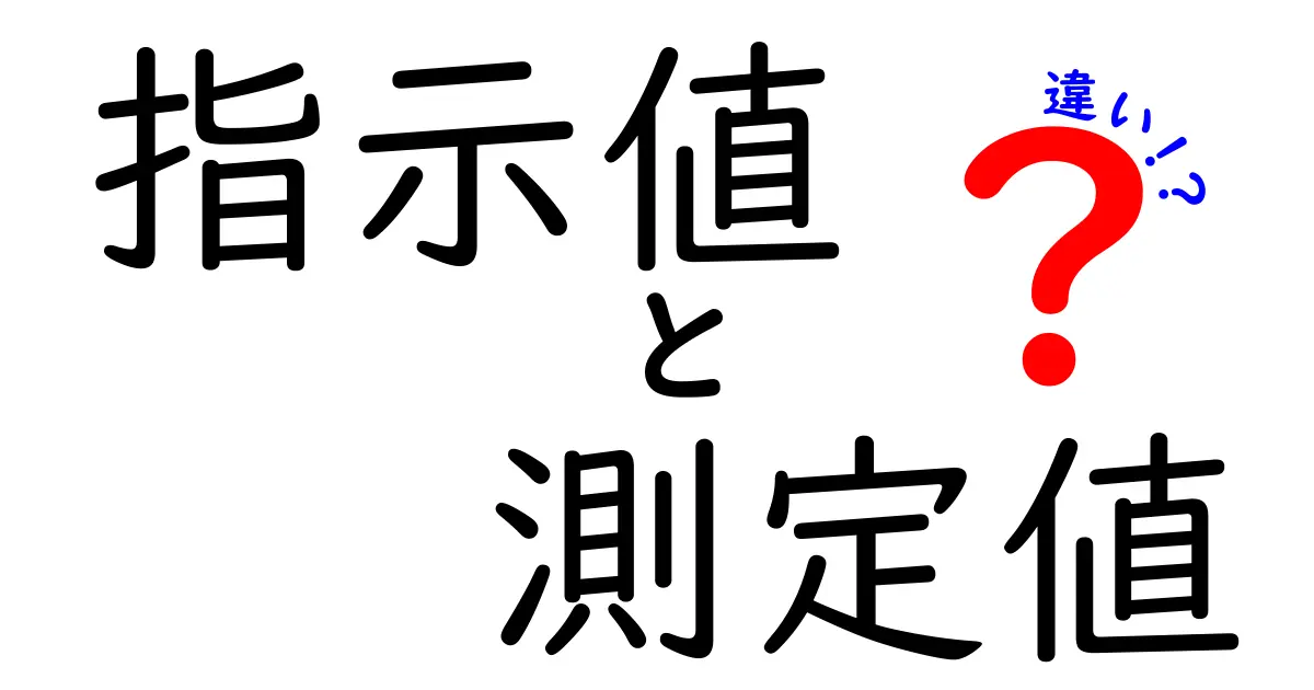 指示値と測定値の違いを徹底解説！知っておきたい基礎知識