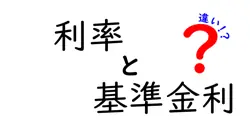 利率と基準金利の違いは？