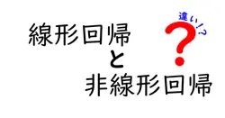 線形回帰と非線形回帰の違いは？