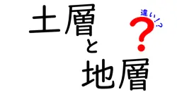 土層と地層の違いは？