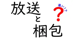 放送と梱包の違いは？