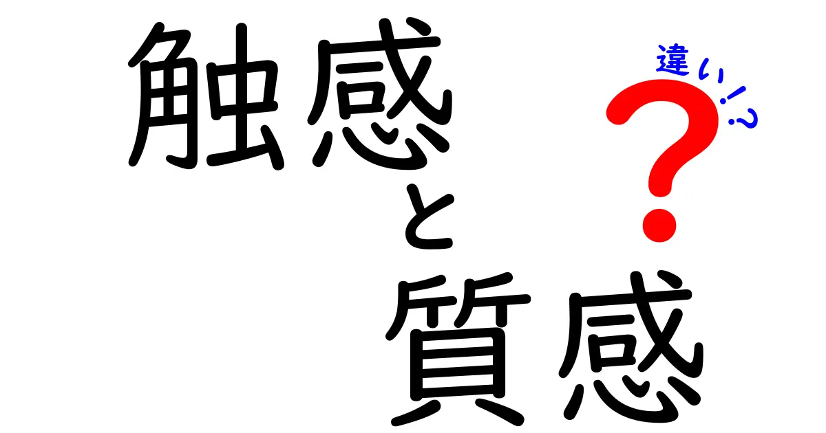 触感と質感の違いを徹底解説！身の回りの物の感じ方が変わるかも