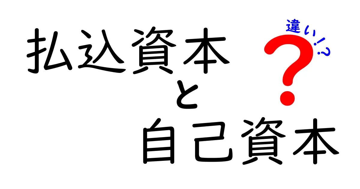 払込資本と自己資本の違いをわかりやすく解説!