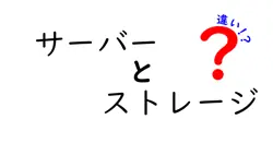 サーバーとストレージの違いは？