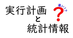 実行計画と統計情報の違いは？