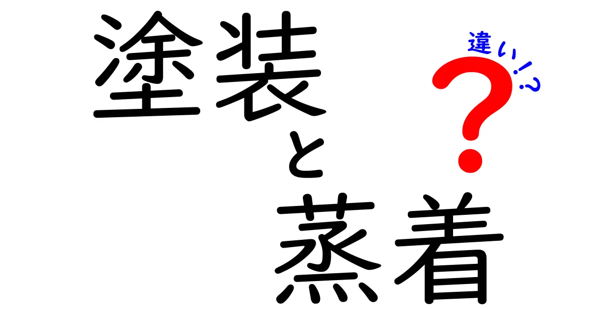 塗装と蒸着の違いをわかりやすく解説!どちらが優れている?