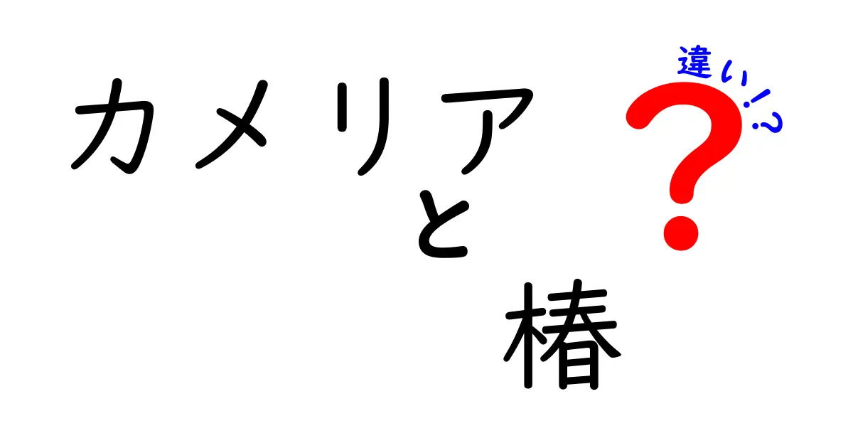 カメリアと椿の違いを徹底解説！見分け方と魅力