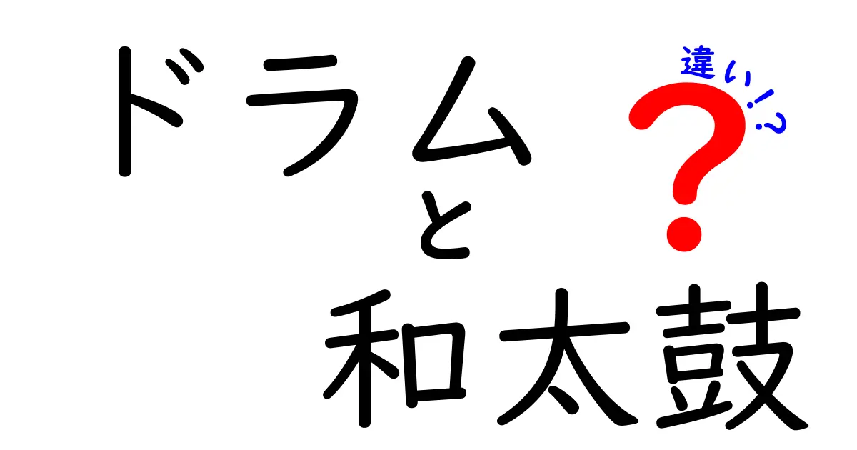 ドラムと和太鼓の違いを徹底解説！音楽の世界での魅力とは？