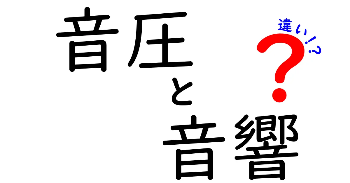 音圧と音響の違いとは？専門家に聞いてみた！