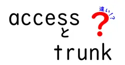 accessとtrunkの違いは？
