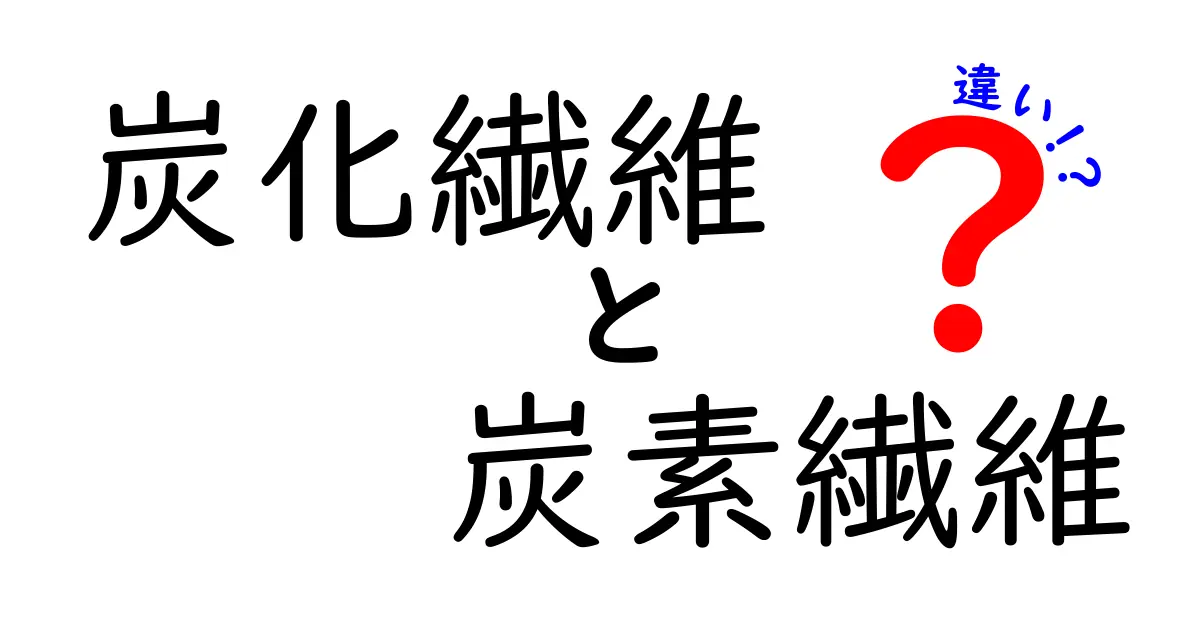 炭化繊維と炭素繊維の違いとは？特徴や用途をわかりやすく解説