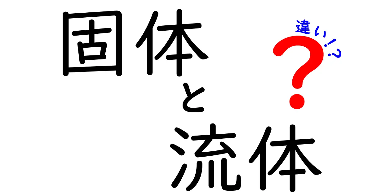 固体と流体の違いを徹底解説!身の回りの物理現象に潜む秘密とは?
