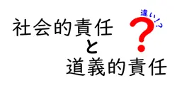 社会的責任と道義的責任の違いは？