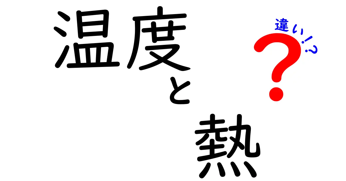 温度と熱の違いを簡単に解説！基礎から学ぶ熱の科学