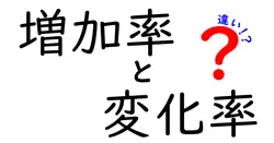 増加率と変化率の違いは？