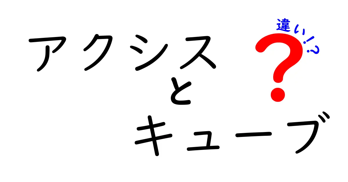 アクシスとキューブの違いを徹底解説！どちらを選ぶべき？