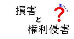 損害と権利侵害の違いは？