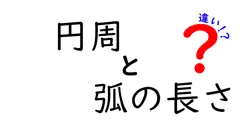 円周と弧の長さの違いは？