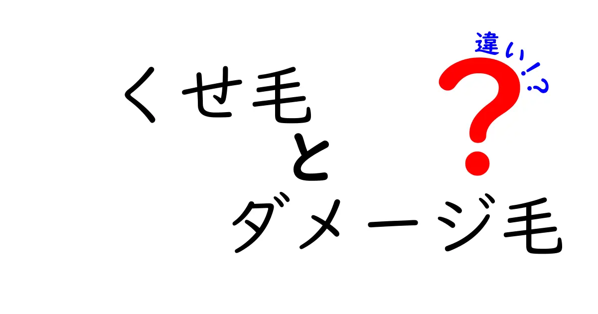 くせ毛とダメージ毛の違いを知ろう！あなたの髪に合ったケア方法とは？