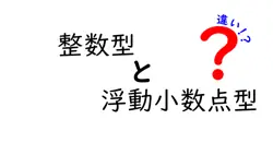 整数型と浮動小数点型の違いは？