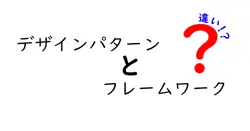 デザインパターンとフレームワークの違いは？