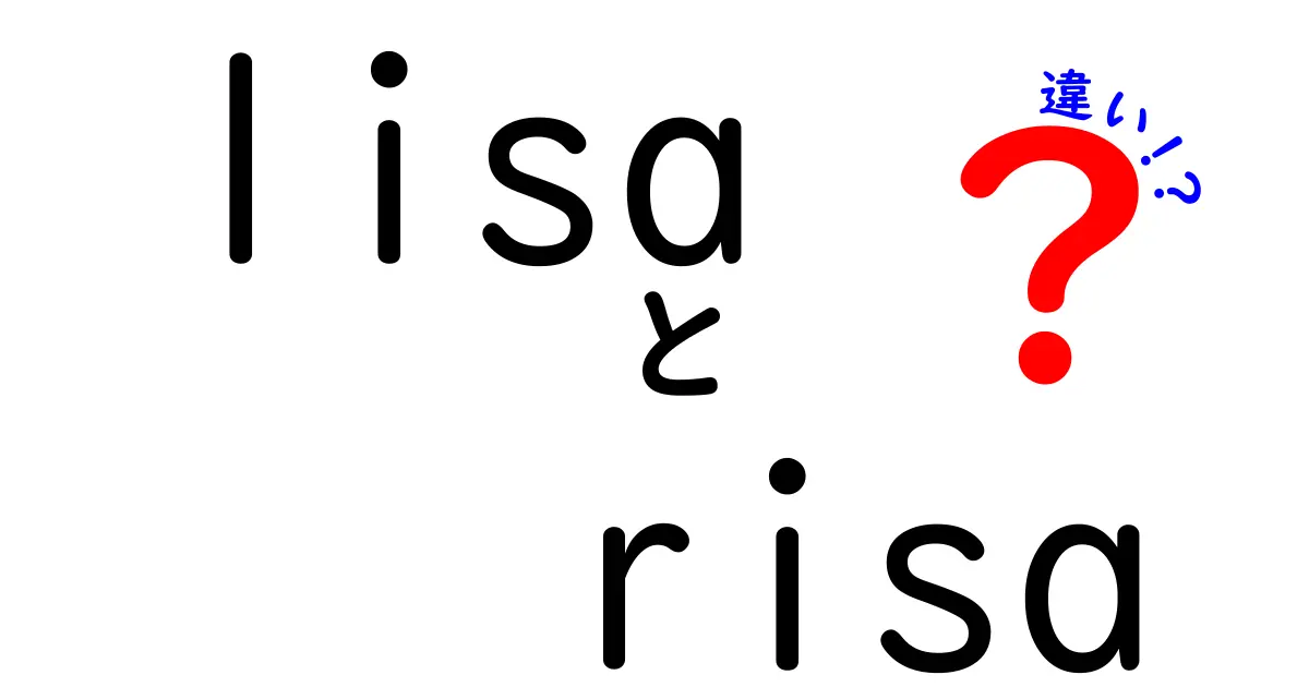 「lisa」と「risa」の違いは？名前の由来や意味を考察！