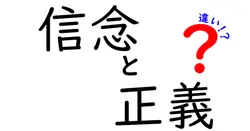 信念と正義の違いは？