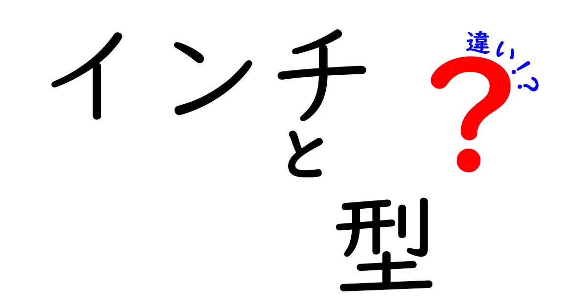 インチと型の違いを徹底解説！サイズ選びのポイントとは？