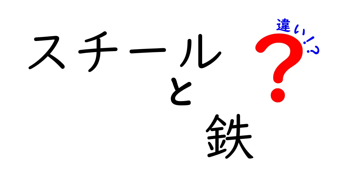 スチールと鉄の違いを徹底解説！素材の特性や用途をわかりやすく紹介