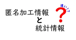 匿名加工情報と統計情報の違いは？