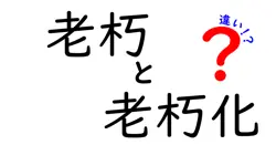 老朽と老朽化の違いは？