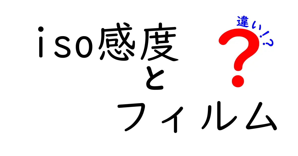 ISO感度とフィルムの違いを理解しよう！写真撮影の基本を学ぼう