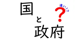 「国」と「政府」の違いを簡単に理解しよう！