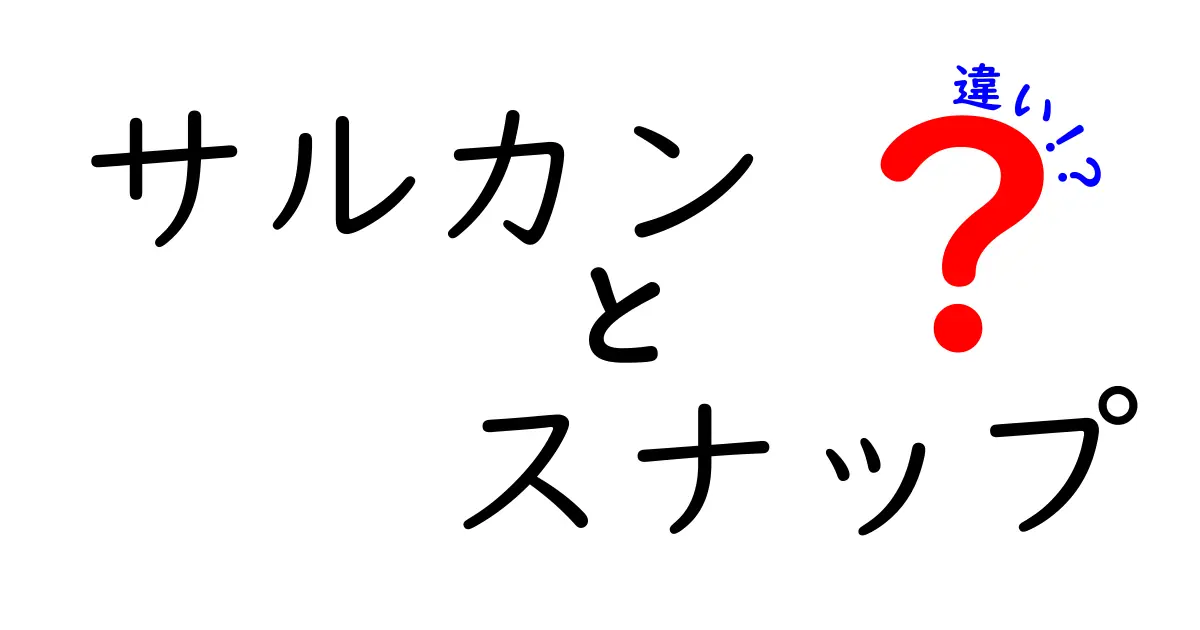 サルカンとスナップの違いとは？釣り具の選び方ガイド