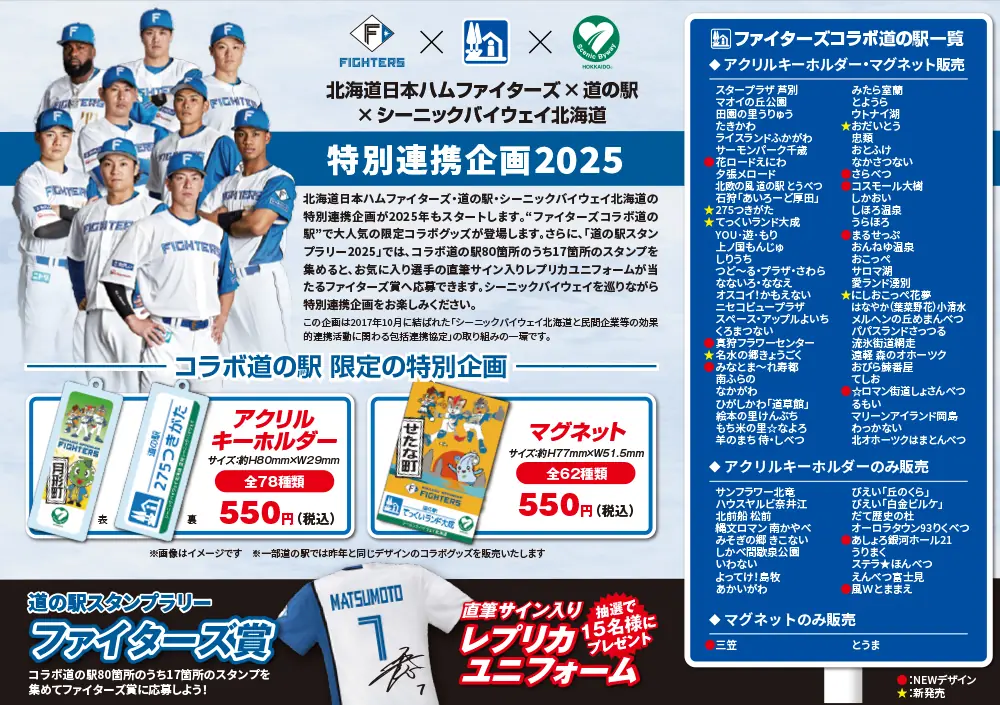 北海道の自然とファイターズを楽しむ新しい企画が始まります