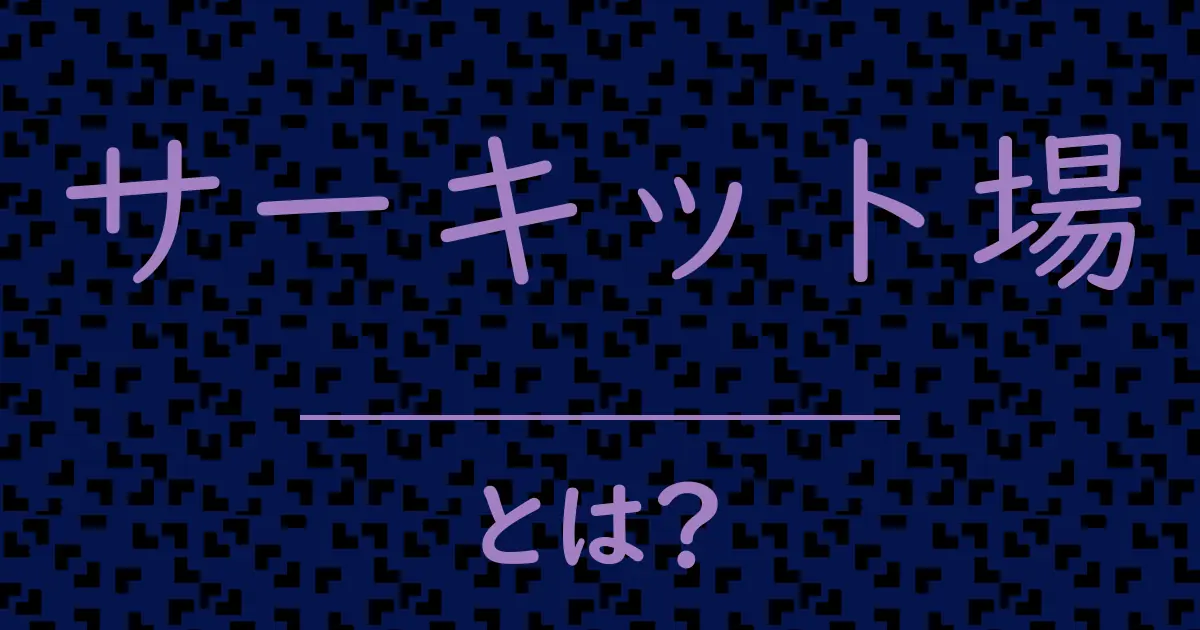 サーキット場とは?毒舌で解説!
