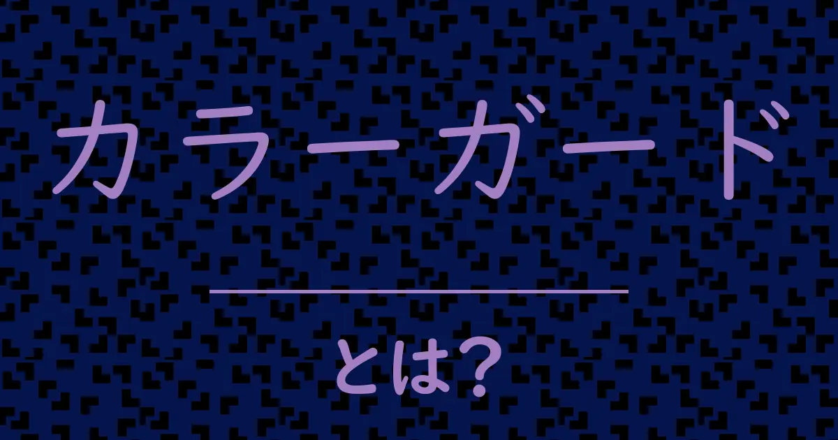 カラーガードとは?毒舌で解説!