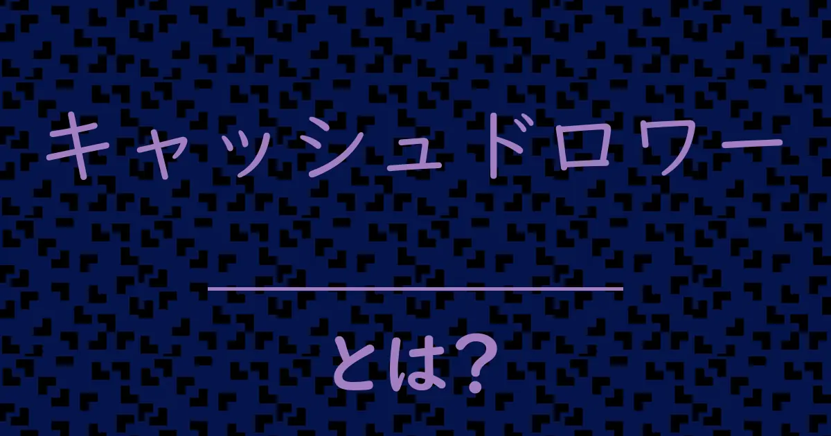 キャッシュドロワーとは?毒舌で解説!