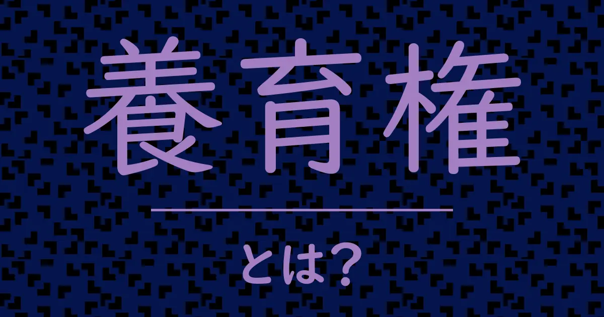 養育権とは?毒舌で解説!