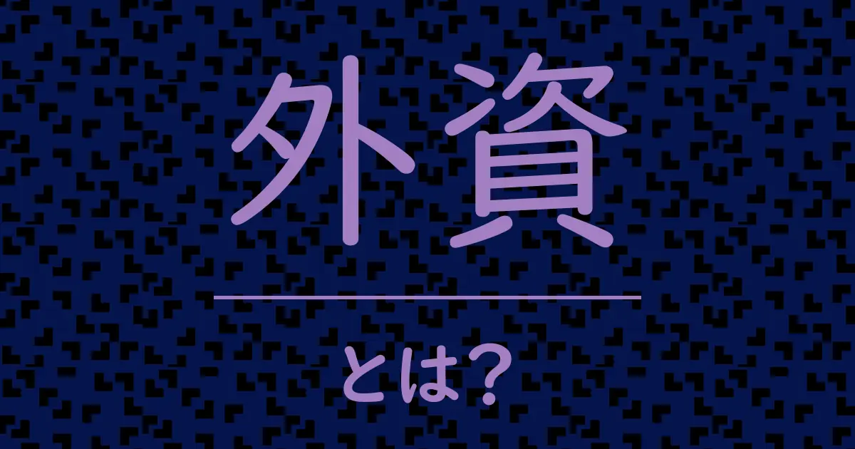 外資とは?毒舌で解説!