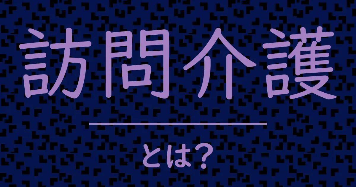 訪問介護とは?毒舌で解説!