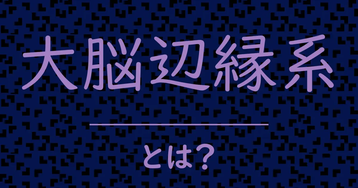 大脳辺縁系とは？毒舌で解説！