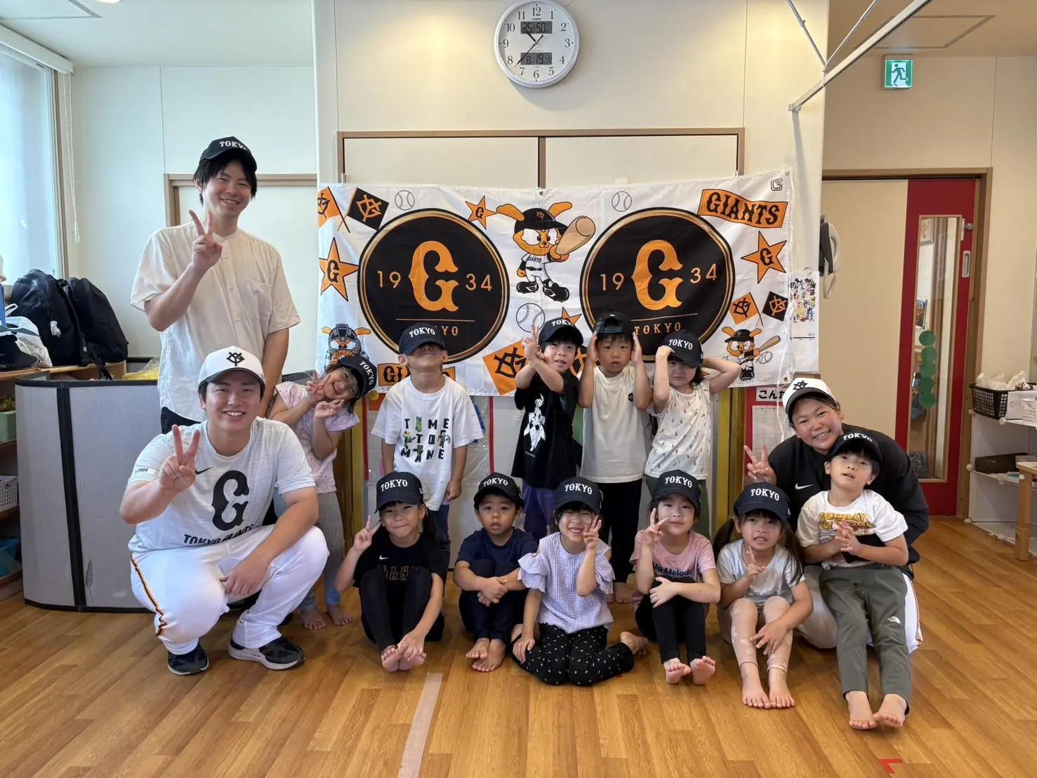 8月は7園を訪問、ジャイアンツアカデミーが園児に野球体験を提供